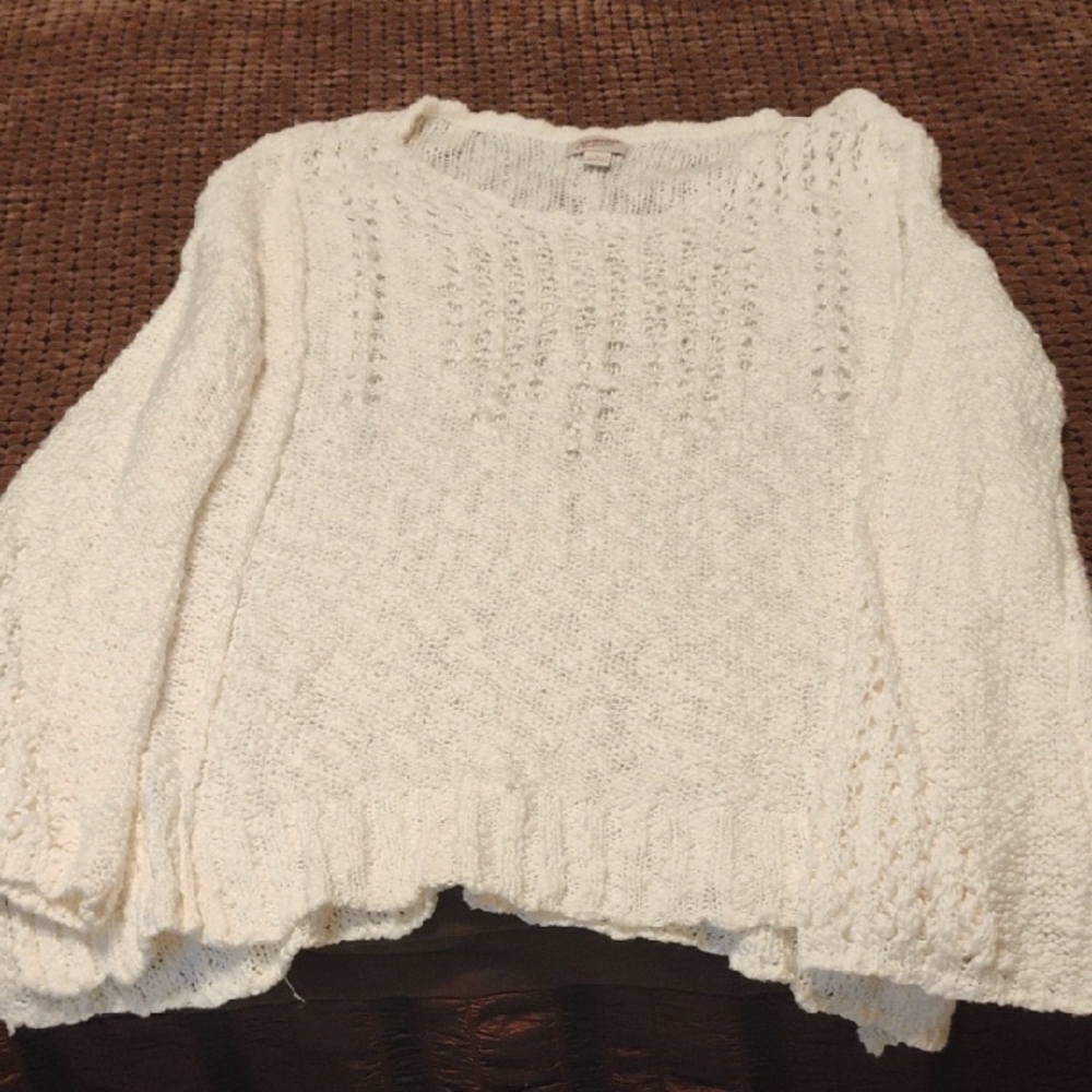Arizona Jean Company Cream Knit Sweater